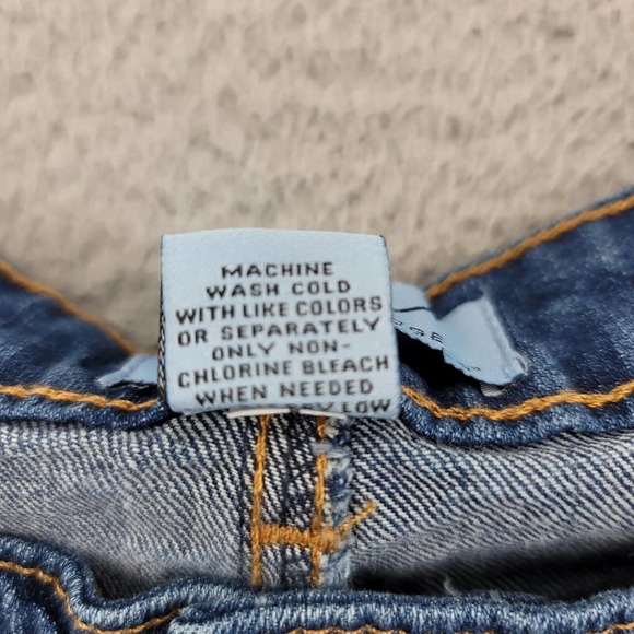 Kim Rogers Jeans Womens 16 Short‎ Blue Denim Straight Leg Medium Wash - Picture 6 of 12